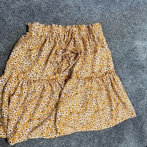 Drawstring skirt